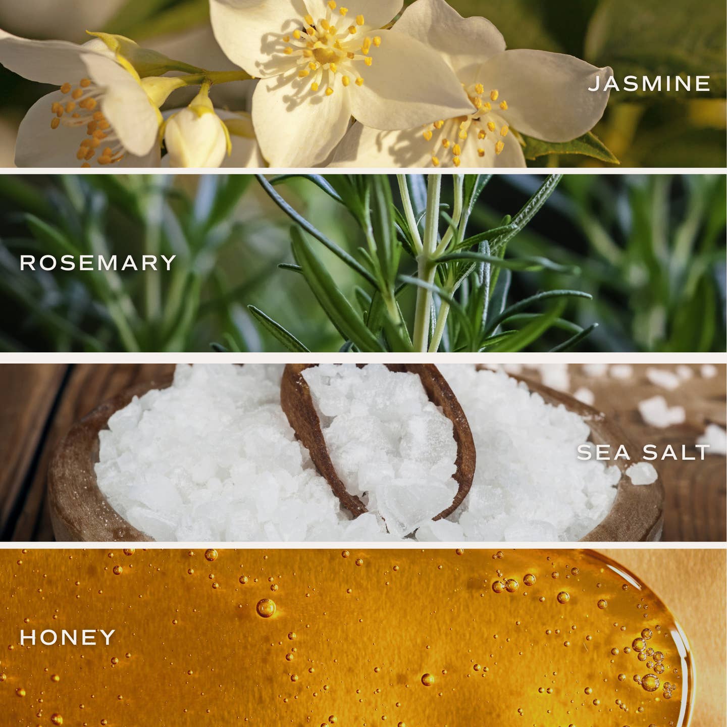 Wildflowers and Salt Candle