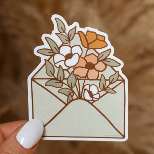 Flower Envelope Sticker