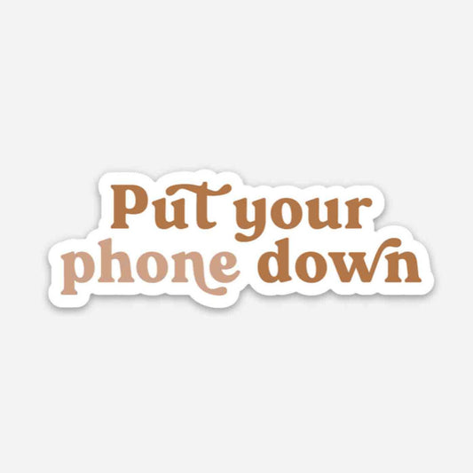 Put Your Phone Down Sticker