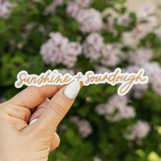 Sunshine + Sourdough Sticker