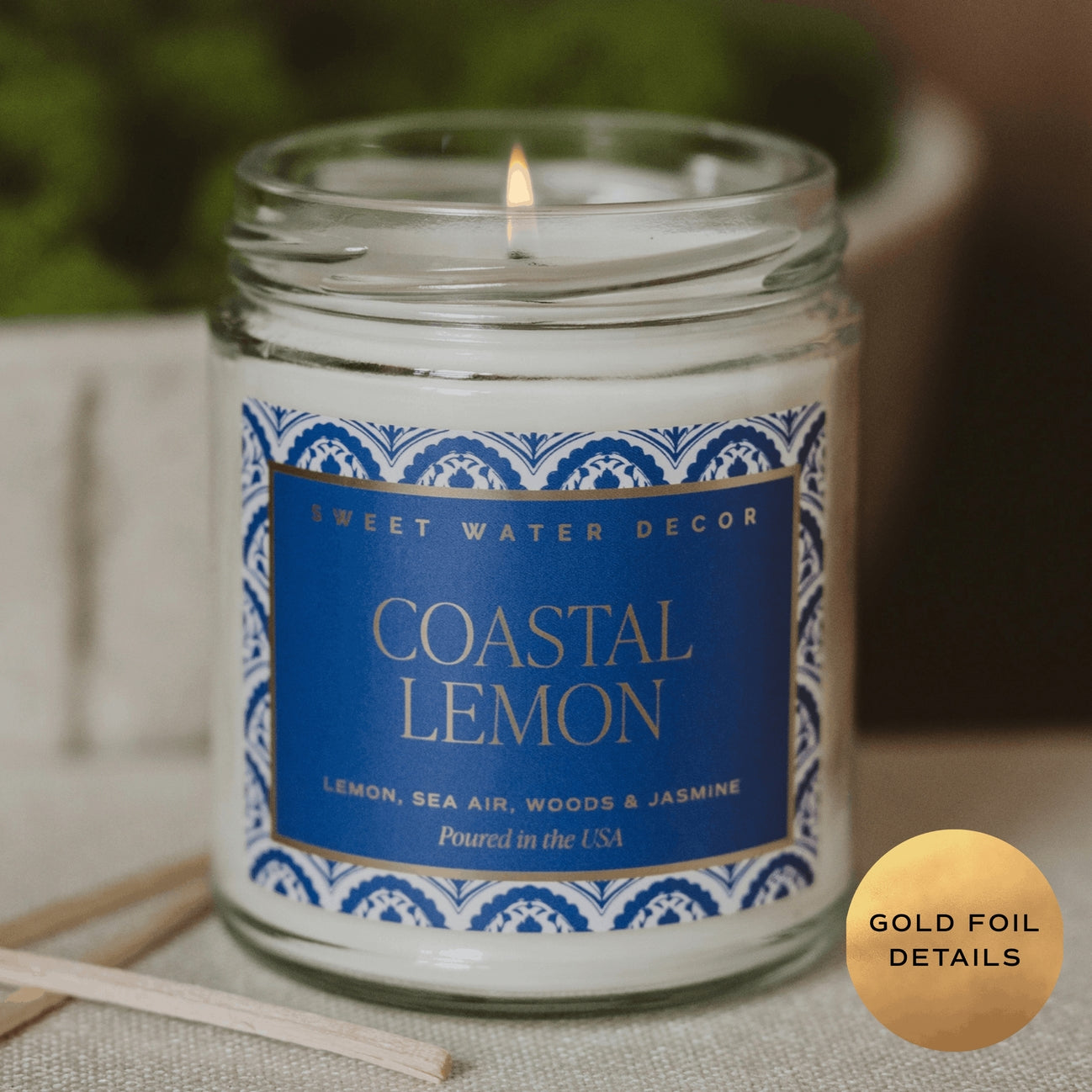 Coastal Lemon Soy Candle