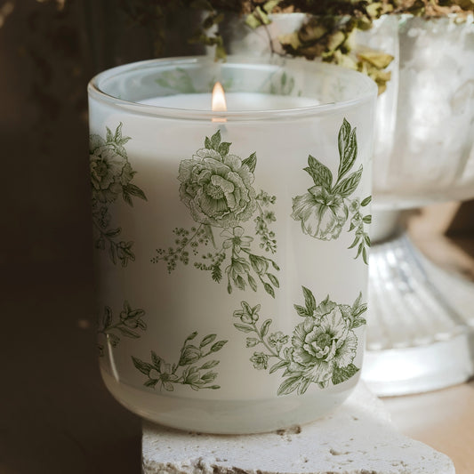 Green Delft Soy Candle