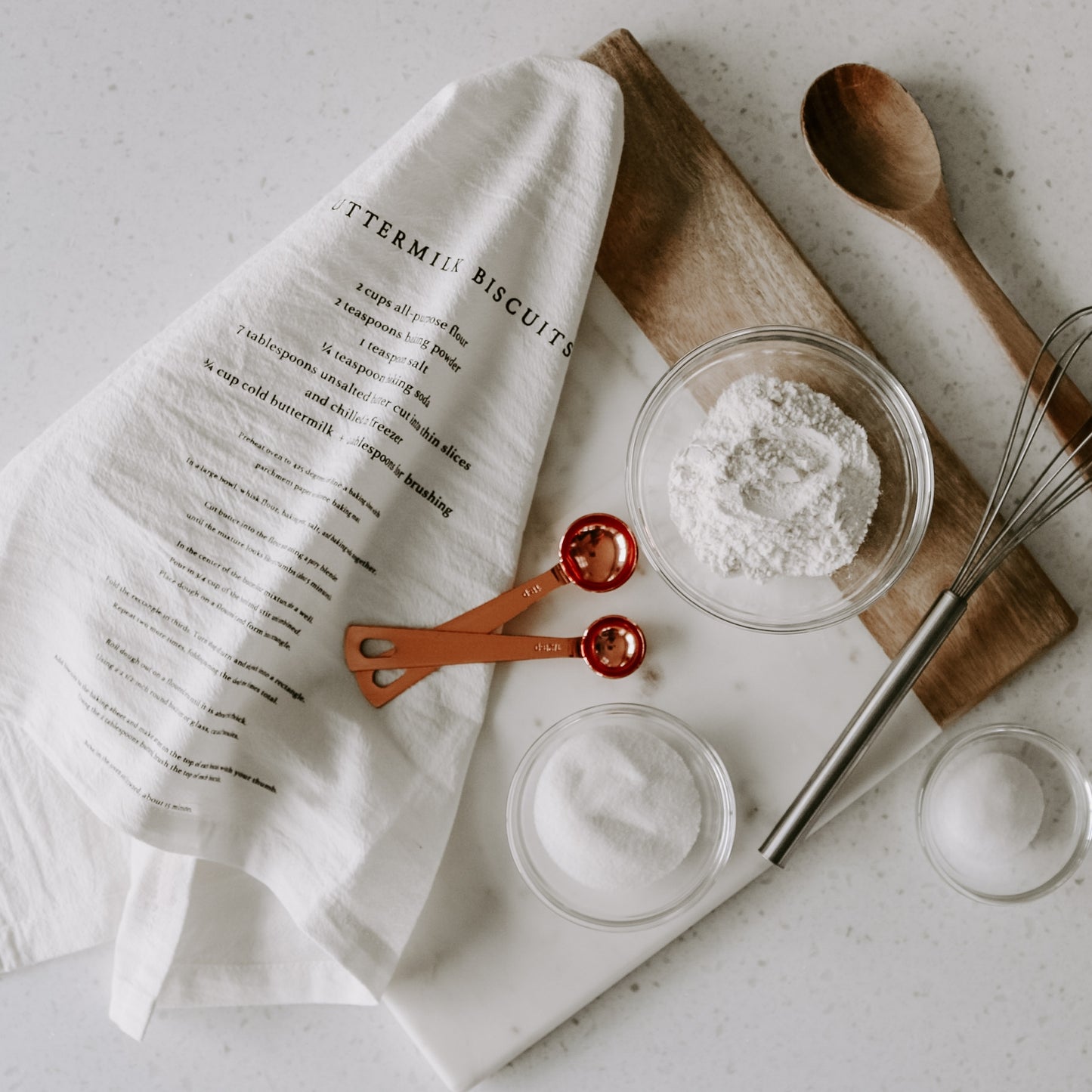 Buttermilk Biscuit Recipe Tea Towel