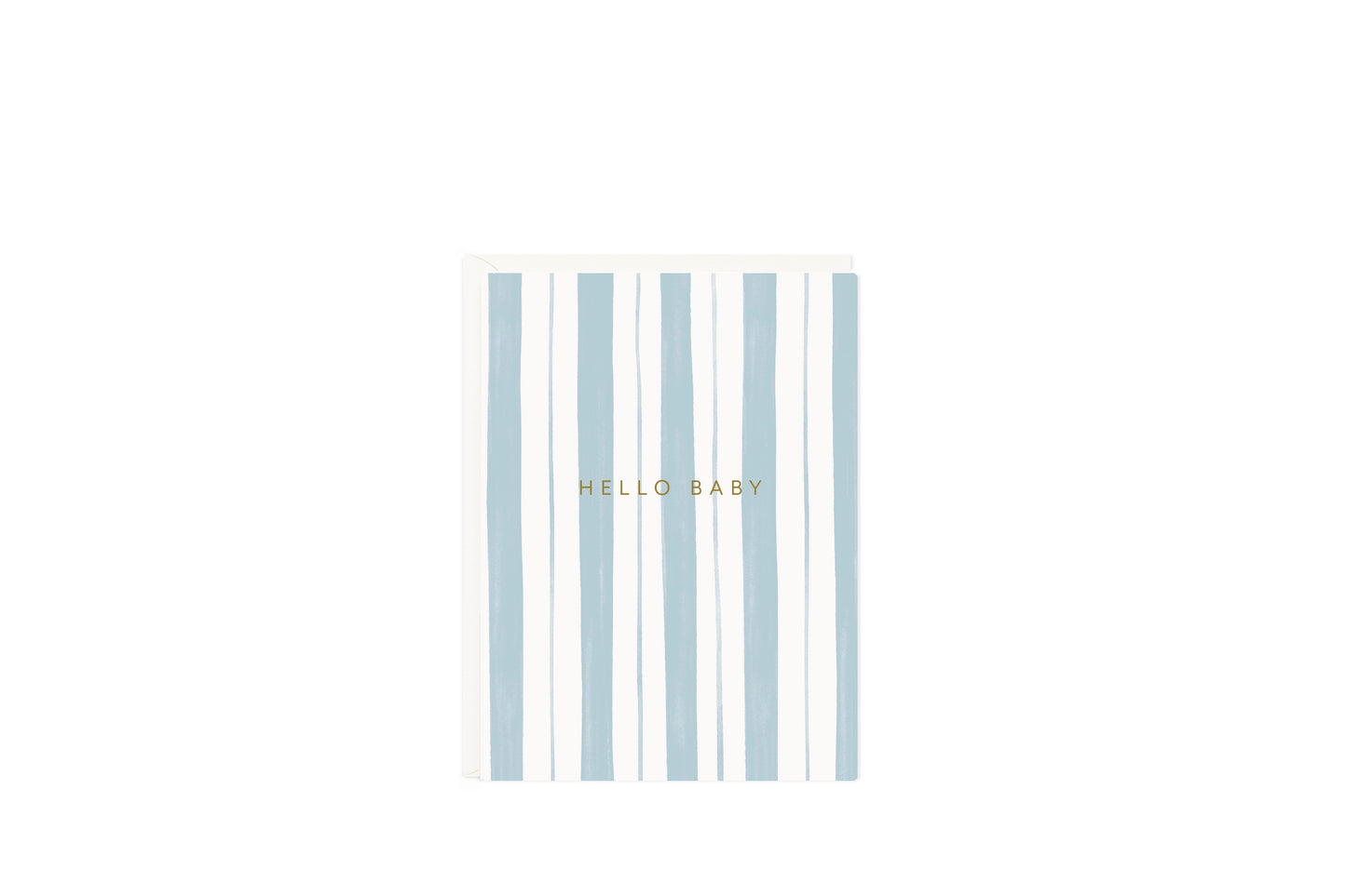Hello Baby Mini Card - Blue