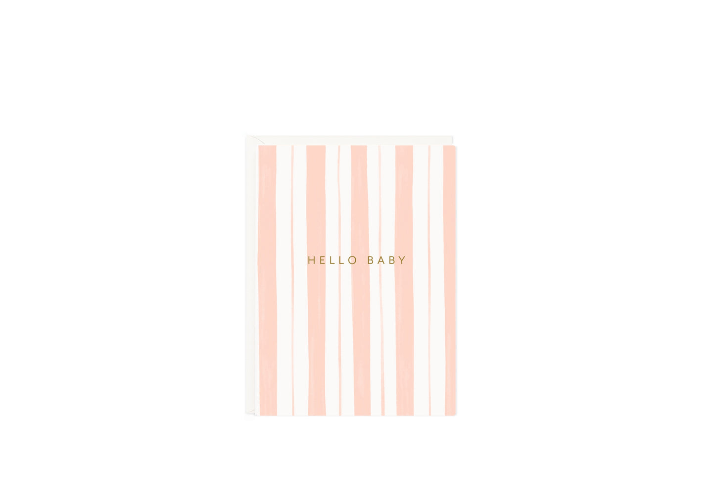 Hello Baby Mini Card - Pink