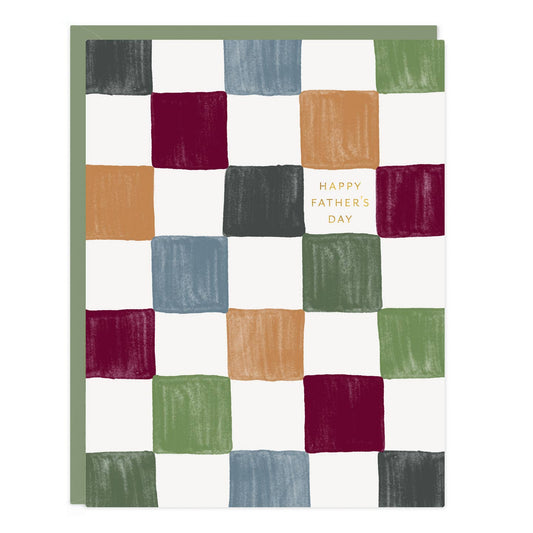 Father’s Day Checkered Card